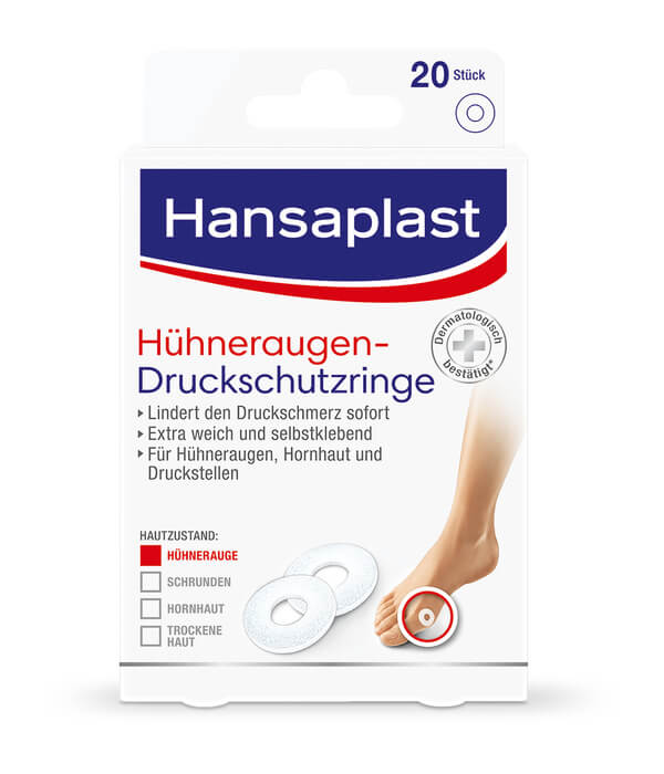 Hansaplast Hühneraugen-Druckschutzringe, 20 Stück