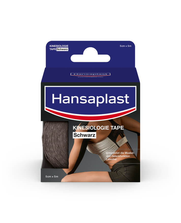 Hansaplast Kinesiologie Tape Sport - schwarz