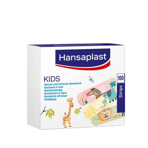 Hansaplast KIDS Strips 1,9 cm x 7,2 cm, 100 Sk.
