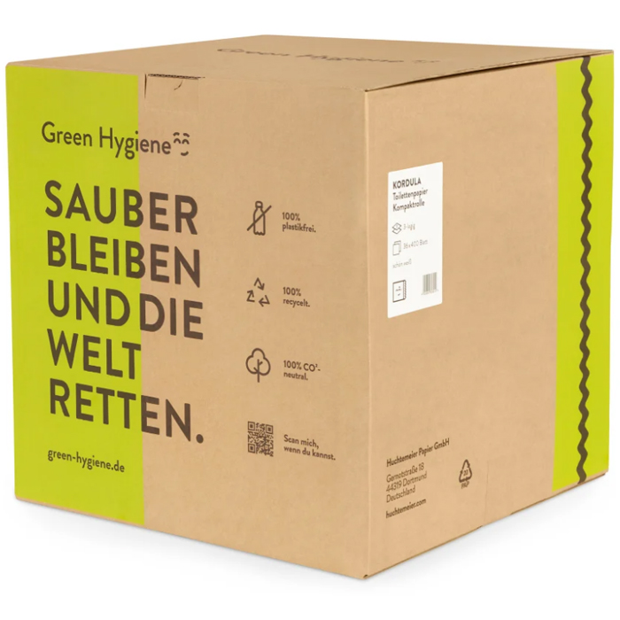 Green Hygiene® KORDULA Toilettenpapier, 3-lagig