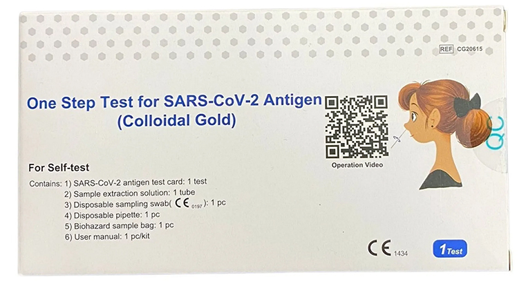 GETEIN SARS-Cov2 Antigen Test Selbsttest 1er CE