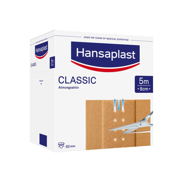 Hansaplast Classic, Pflaster 8cm x 5m