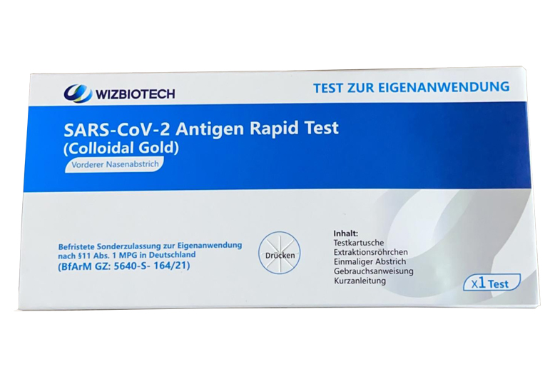WIZ BIOTECH SARS-CoV-2 Antigen Test zur Eigenanwendung