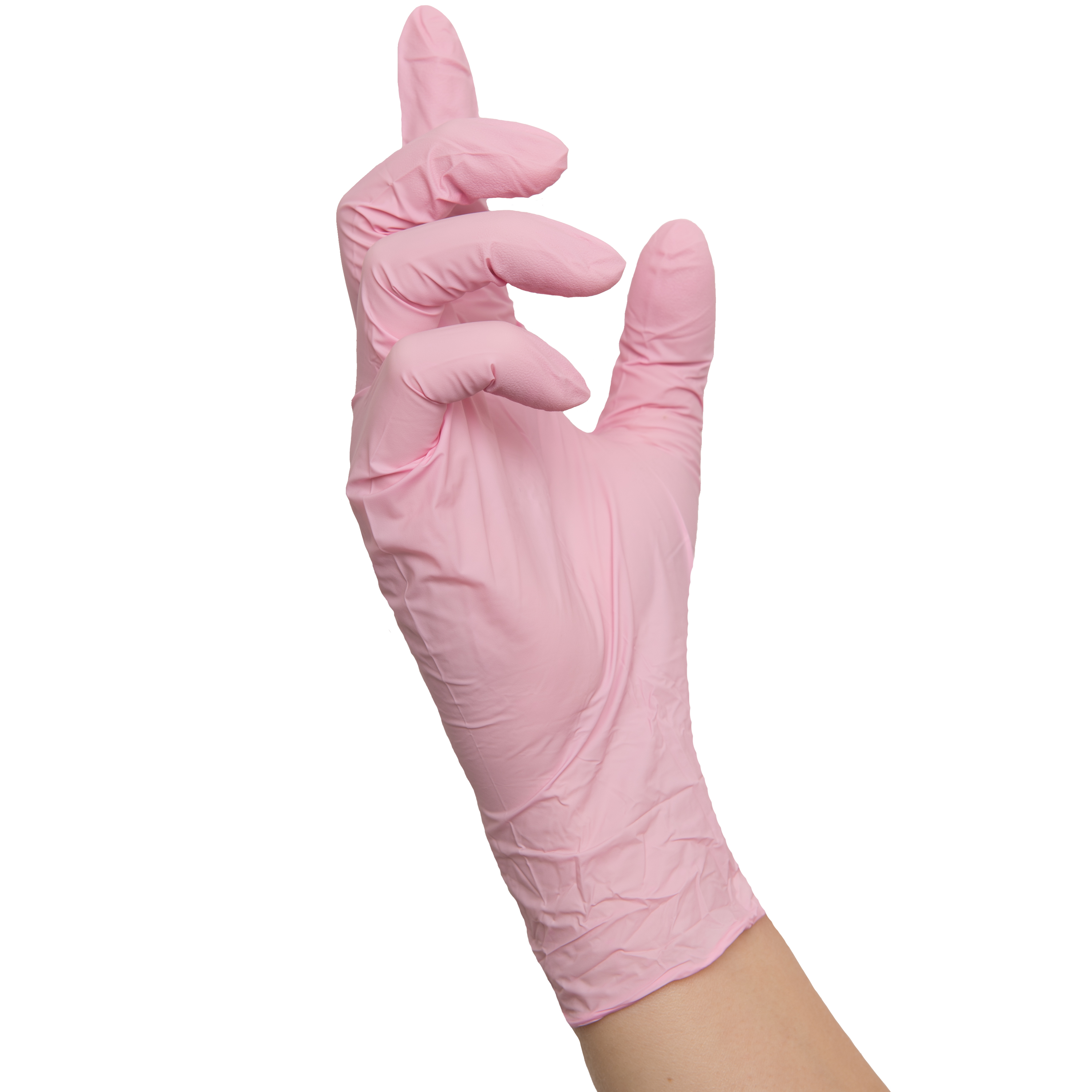 Nitril Einweghandschuhe, Einmalhandschuhe Pink Wave