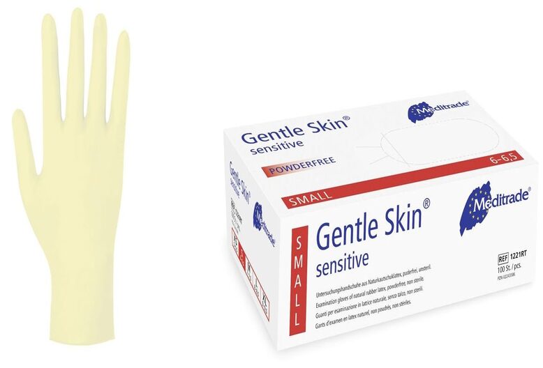 Gentle Skin sensitive, Latexhandschuhe puderfrei
