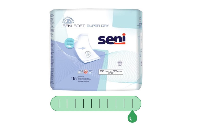 SENI Soft Super Dry, Inkontinenzunterlagen von SENI 60x90cm