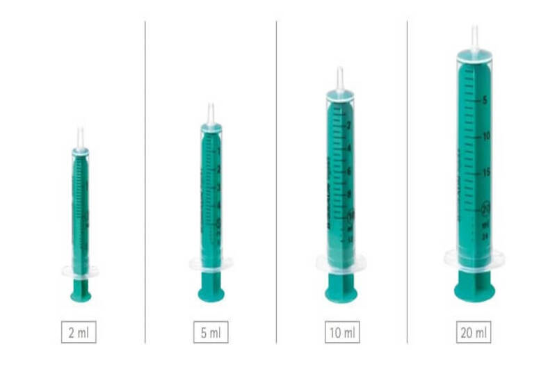 B.Braun Injekt® Luer Solo, zweiteilige Einmalspritzen