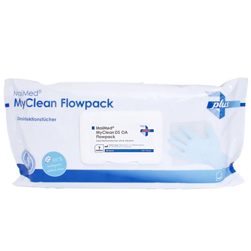 MyClean Flowpack DS OA, Desinfektionstücher 48 Stück
