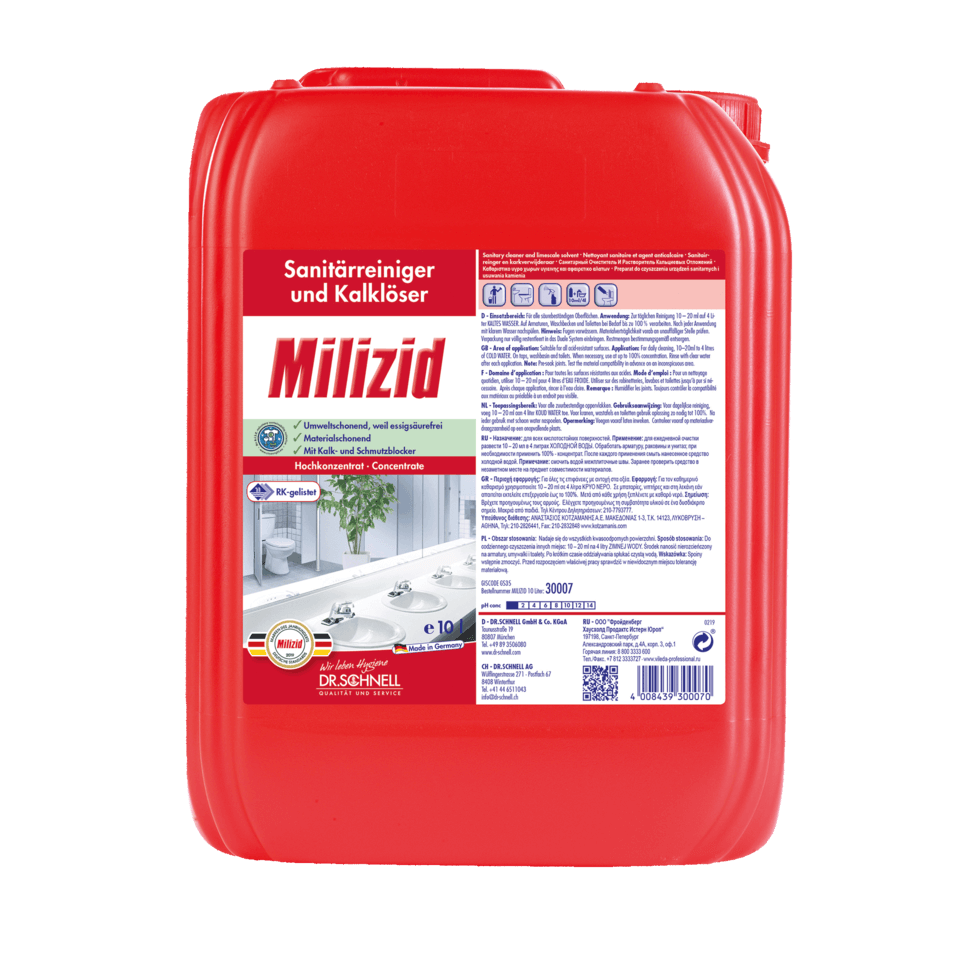Dr. Schnell MILIZID Sanitärreiniger, Konzentrat