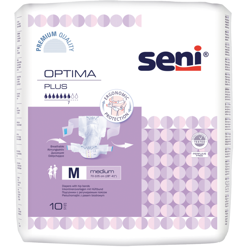 SENI Optima Plus Inkontinenzvorlagen mit Hüftbund