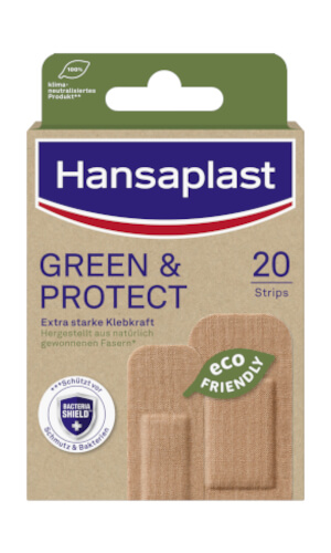 Hansaplast Green & Protect 20 Pflasterstrips