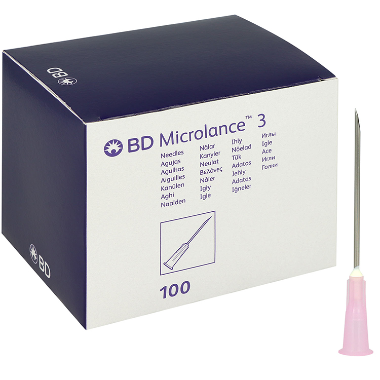 BD Microlance 3 Kanülen G 18 - 1.2 x 40 mm - 100 St. rosa