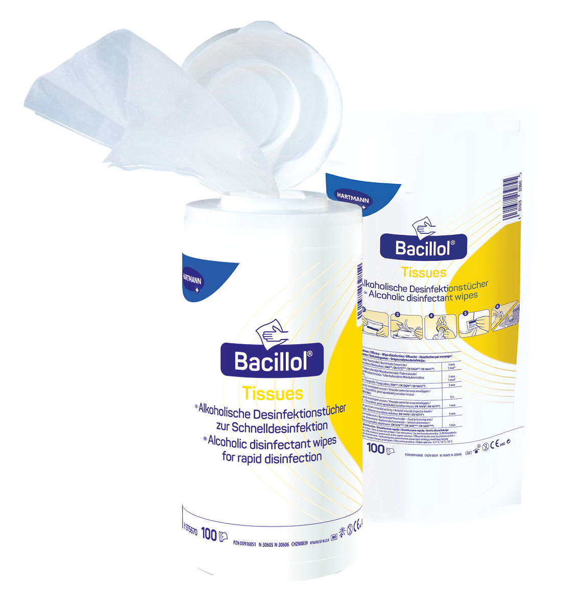 Bode Bacillol® Tissues Desinfektionstücher Spenderdose