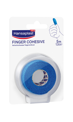 Hansaplast Fingerverband selbsthaftend blau 5 m x 2,5 cm