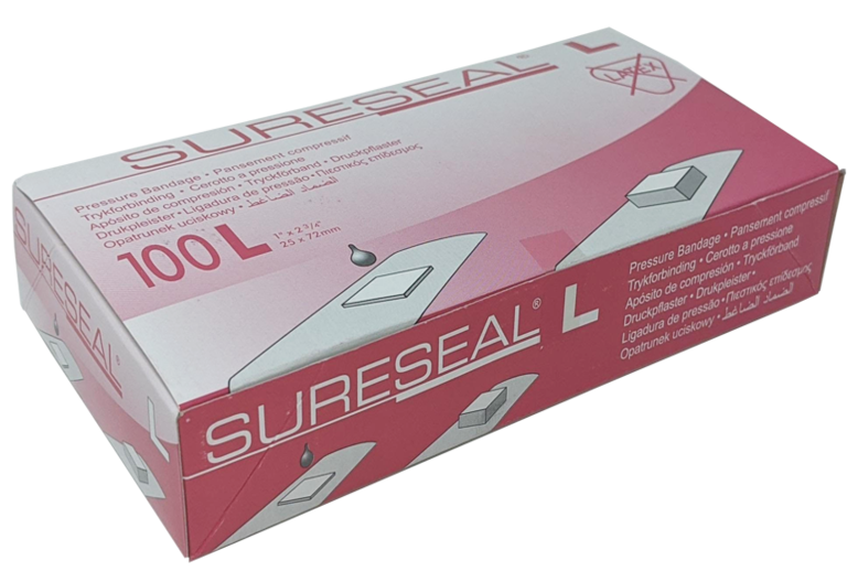 Sureseal L 25x72mm - Druckpflaster 100Stk.