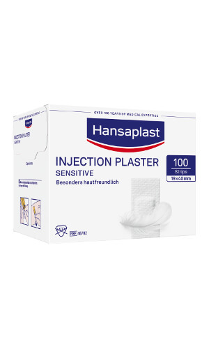 Hansaplast SENSITIVE Injektionspflaster 4 cm x 1,9 cm