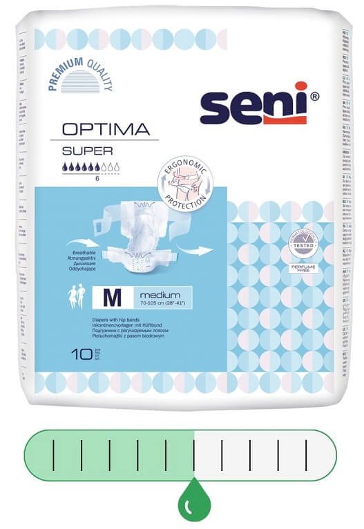 SENI Optima Super Inkontinenzvorlage mit Hüftbund