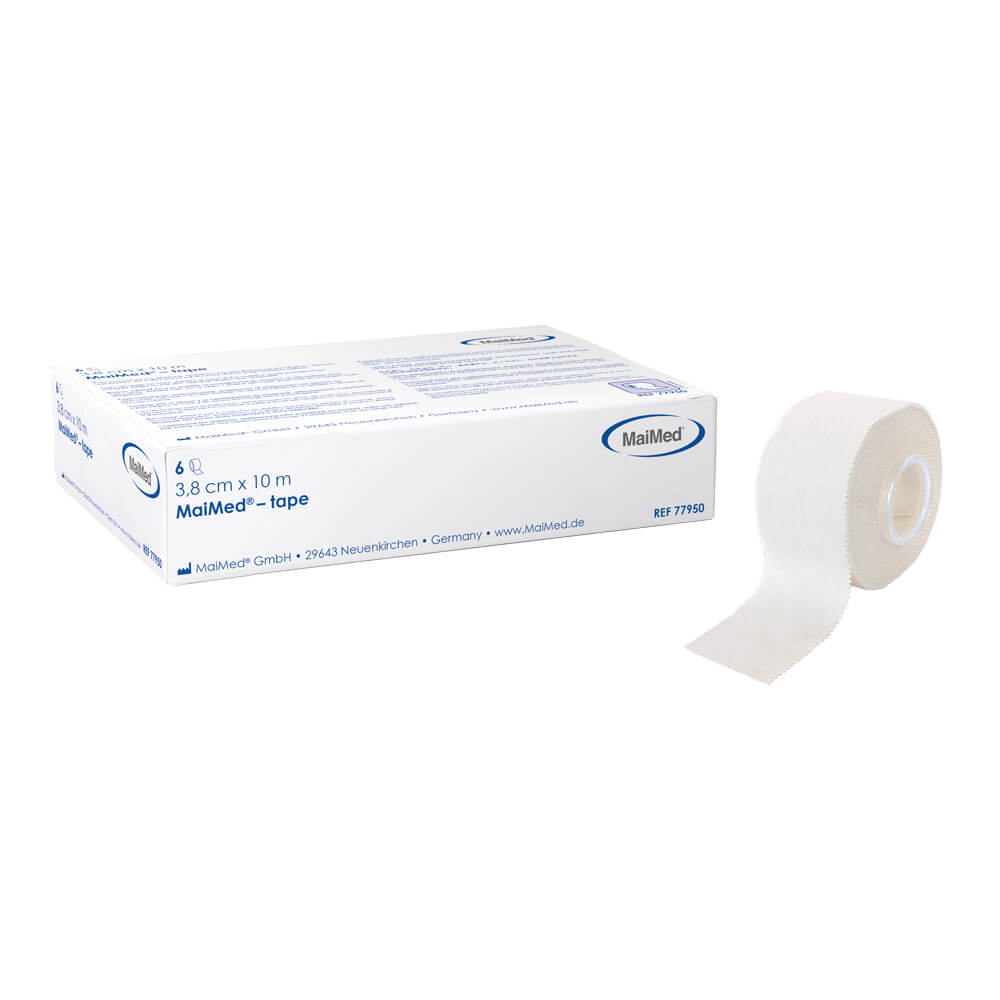 MaiMed tape, Fixierpflaster weiß 3,8 cm x 10 m