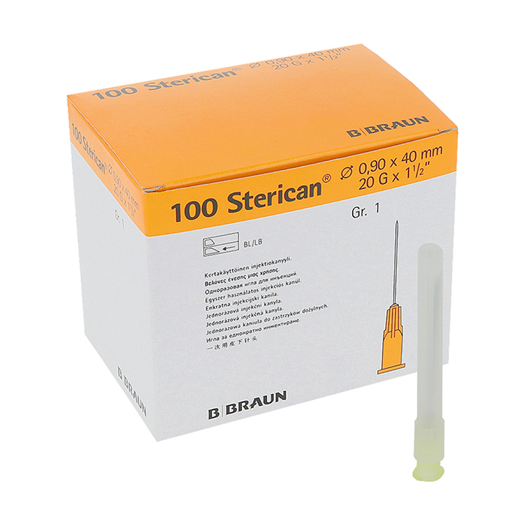 STERICAN Einmal-Kanülen Gr. 1 gelb - 0.90 x 40 mm