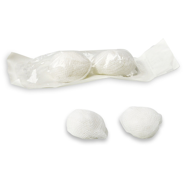 Schlinggazetupfer steril pflaumengroß (2+2)