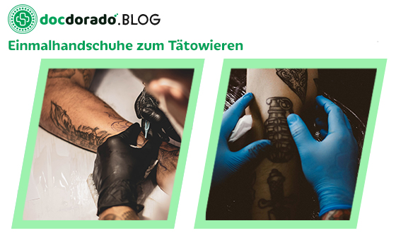 Einmalhandschuhe zum Tätowieren