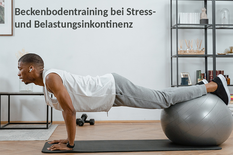 Mann beim Beckenbodentraining