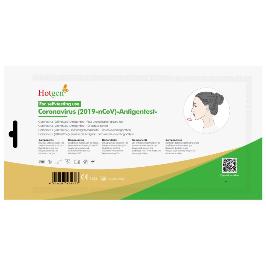 Hotgen Coronavirus Antigentest, Selbsttest (CE)