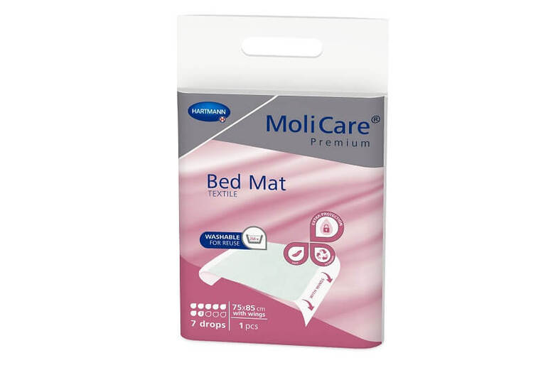 MoliCare Premium Bed Mat 75x85 cm mit Flügeln