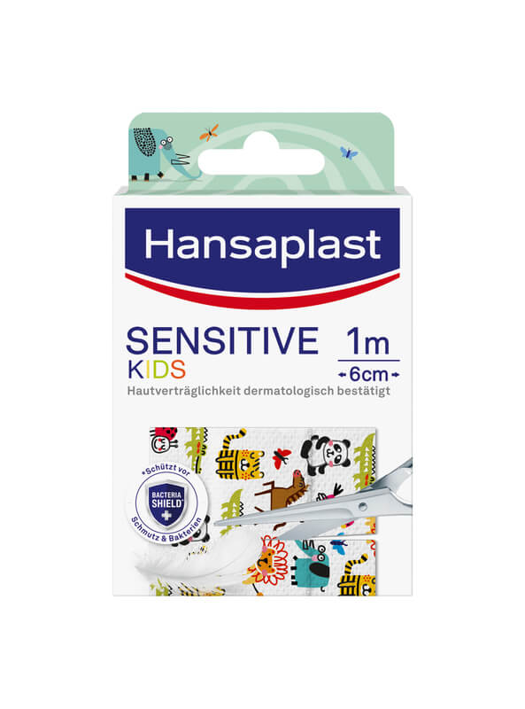 Hansaplast Sensitive Kinder Pflaster 1m x 6 cm