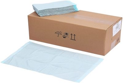 Inkontinenzunterlagen Krankenunterlagen Einwegunterlagen Wickelunterlagen Flocke Care 90x60cm
